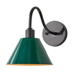 Vintage Directional Metal Cone Wall Lamp