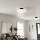 Modern Glass Circular Ceiling Lamp / Wall Lamp