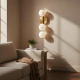Modern Glass Ball String Three-Lamp Wall Lamp
