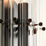 Luxury Crystal Vertical-Striped Wall Sconce