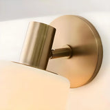 Modern Cylindrical Ceramic Shade Wall Sconce