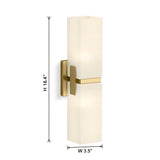 Modern Minimalist Frosted Glass Wall Lamp
