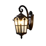 Vintage Outdoor Waterproof Lantern Wall Light