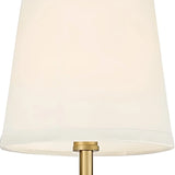 Modern Metal Fabric Shade Long-Rod Wall Sconce