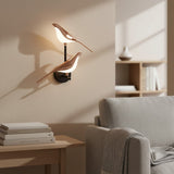Modern Indoor Bird-Shaped Metal Wall Sconce