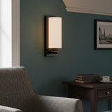 Industrial Indoor Cylindrical Glass  Wall Sconce