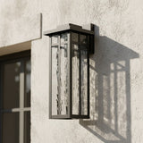 Industrial Outdoor Square Glass Wall Sconce