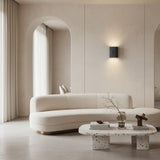 Modern Striped Resin Cylindrical Wall Sconce