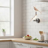Modern Indoor Bird-Shaped Metal Wall Sconce