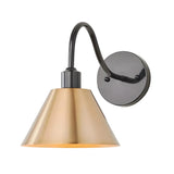 Vintage Directional Metal Cone Wall Lamp