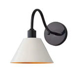Vintage Directional Metal Cone Wall Lamp