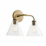 Industrial Style Metal Cone Wall Sconce