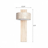 Vintage Minimalist Walnut Vertical Wall Sconce