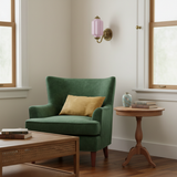 Vintage Glass Lantern-Shaped Eloise Wall Sconce