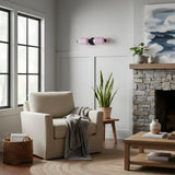 Vintage Double-Head Glass Eloise Wall Sconce