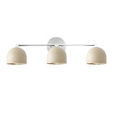 Modern Metal Dome Three-Head Wall Sconce