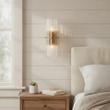 Luxury Crystal Vertical-Striped Wall Sconce