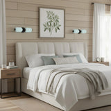 Vintage Double-Head Glass Eloise Wall Sconce