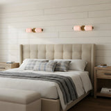 Vintage Double-Head Glass Eloise Wall Sconce