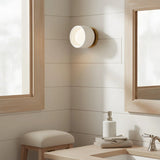 Modern Cylindrical Ceramic Shade Wall Sconce