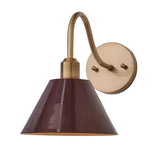 Vintage Directional Metal Cone Wall Lamp