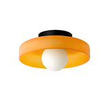 Modern Glass Circular Ceiling Lamp / Wall Lamp