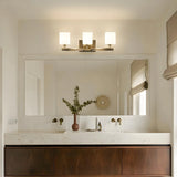 Modern Champagne Bronze Opal Wall Lamp