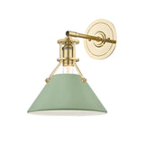 Elegant Metal Cone Colorful Wall Lamp