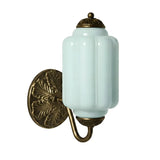Vintage Glass Lantern-Shaped Eloise Wall Sconce