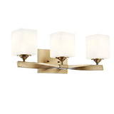 Modern Champagne Bronze Opal Wall Lamp