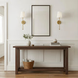 Modern Metal Fabric Shade Long-Rod Wall Sconce