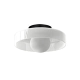 Modern Glass Circular Ceiling Lamp / Wall Lamp