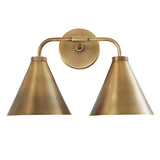 Industrial Style Metal Cone Wall Sconce