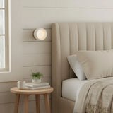 Modern Cylindrical Ceramic Shade Wall Sconce