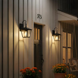 Minimalist Waterproof Metal Seedy Glass Wall Lamp