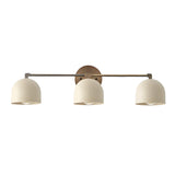 Modern Metal Dome Three-Head Wall Sconce