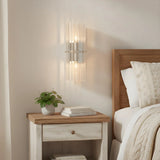 Luxury Crystal Vertical-Striped Wall Sconce