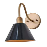 Vintage Directional Metal Cone Wall Lamp