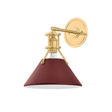 Elegant Metal Cone Colorful Wall Lamp
