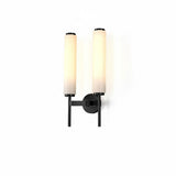 Art Deco Alabaster Rectangular Wall Sconce