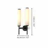 Art Deco Alabaster Rectangular Wall Sconce