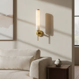 Art Deco Alabaster Rectangular Wall Sconce