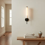 Art Deco Alabaster Rectangular Wall Sconce