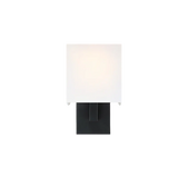 Nordic Indoor Square Linen Blend Wall Sconce