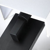 Nordic Indoor Square Linen Blend Wall Sconce