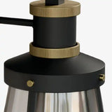 Contemporary Outdoor Circular Metal Wall Light