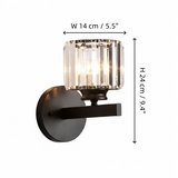 Modern Metal Crystal Living Room & Bedroom Wall Sconce