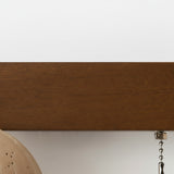 Contemporary Travertine Nut Design Wall Lamp