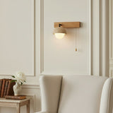 Contemporary Travertine Nut Design Wall Lamp