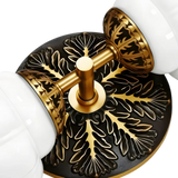 Vintage Double-Head Glass Eloise Wall Sconce